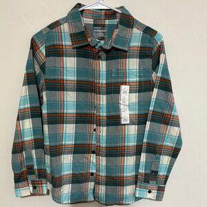 Cat & Jack Button Down Ling Sleeve Size L